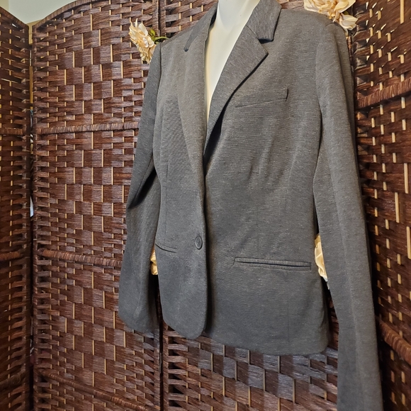 LC Lauren Conrad Blazer color gray - Picture 2 of 8